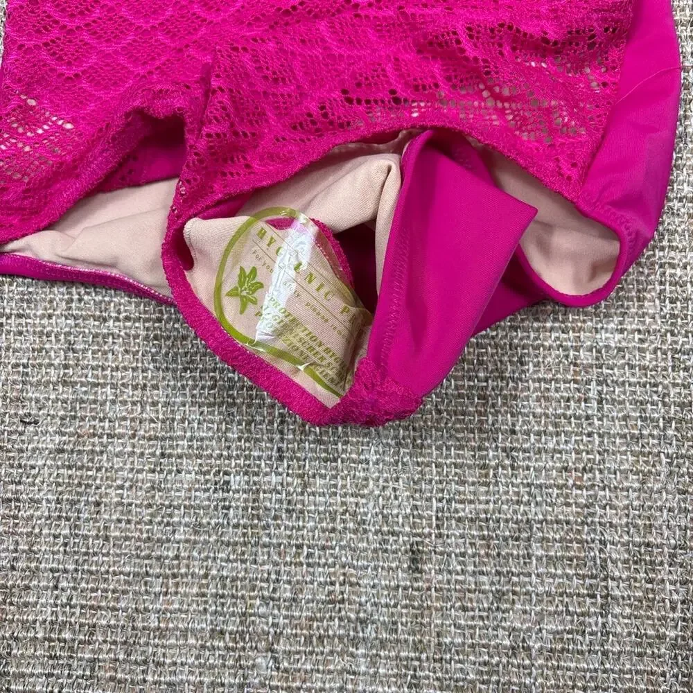 🩷 Pour Moi Castaway Halter Underwire Swimsuit | Size 34C | Hot Pink | NWT